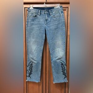 All Saints Philly Boys Jeans. Embroidered. Size 27